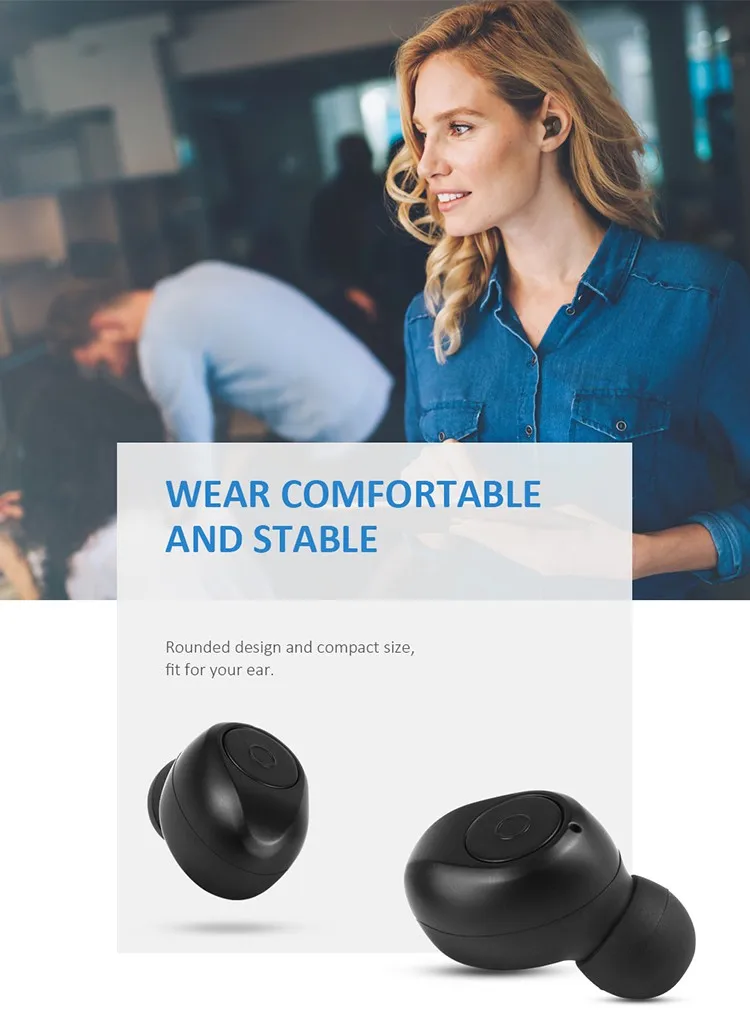 Hot Selling RX18 Headphones TWS Twins Double Wireless Bluetooth Earphone - ANKUX.COM