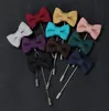 Fashion new Men's Accessories Handmade bow tie Stick Pin Lapel pin for men