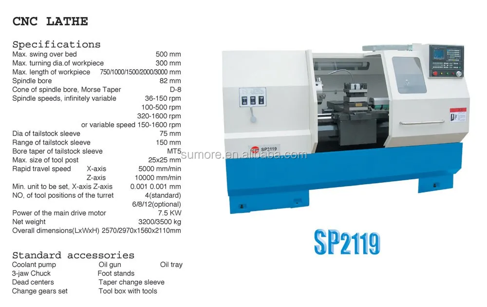 CNC210 Mini CNC Lathe for hobby and School Education use Sp2119