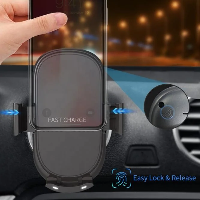 2019 New Arrival Mobile Phone Quick Charge QI Fast Charging Wireless Car Charger, Black
2019 New Arrival Mobile Phone Quick Charge QI Fast Charging Wireless Car Charger, Black