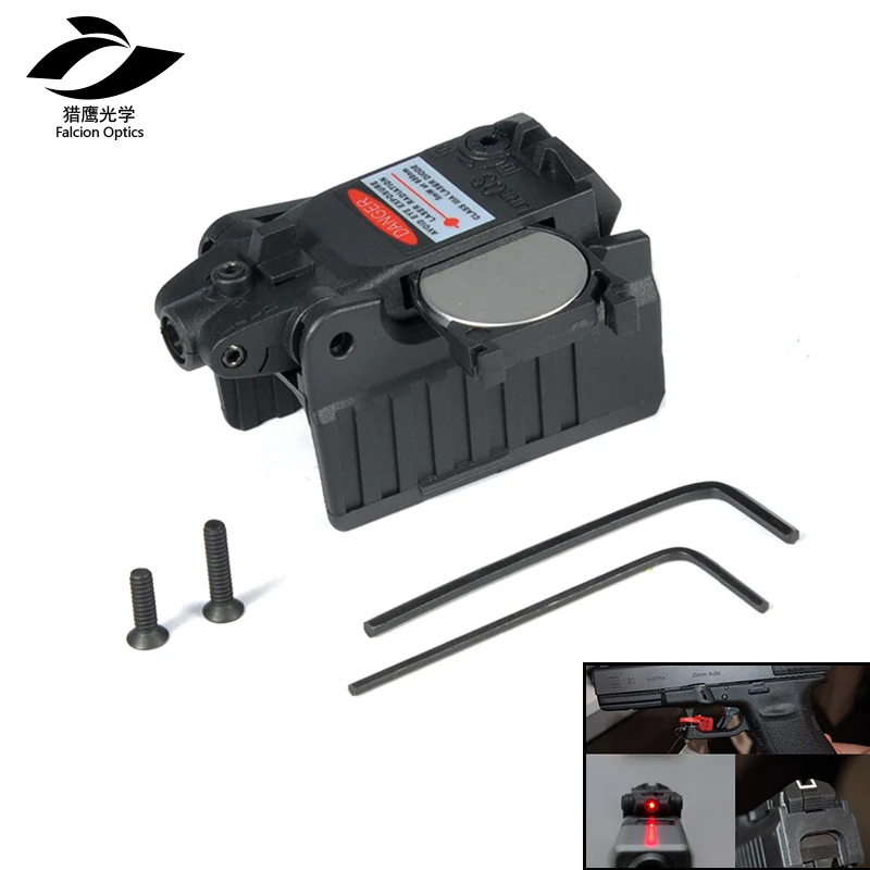 Tactical hunting accessories red laser sight fit GL17 18C 19 22 23 25 26 27 28 31 32 33 34 35 37 38 pistol rear sight, Black
Tactical hunting accessories red laser sight fit GL17 18C 19 22 23 25 26 27 28 31 32 33 34 35 37 38 pistol rear sight, Black