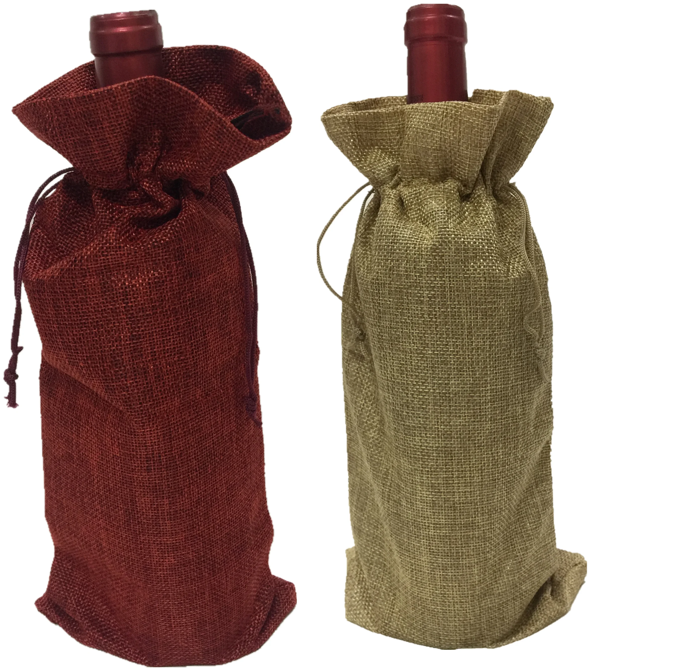 2019 Custom Linen Wholesale Jute Burlap Gift Pouch Red Wine Drawstring Bags for Bottle Protector
2019 Custom Linen Wholesale Jute Burlap Gift Pouch Red Wine Drawstring Bags for Bottle Protector
