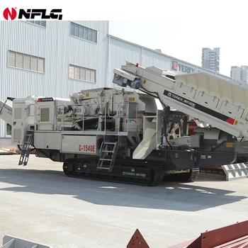 Professional mobile rock crusher with high efficiency