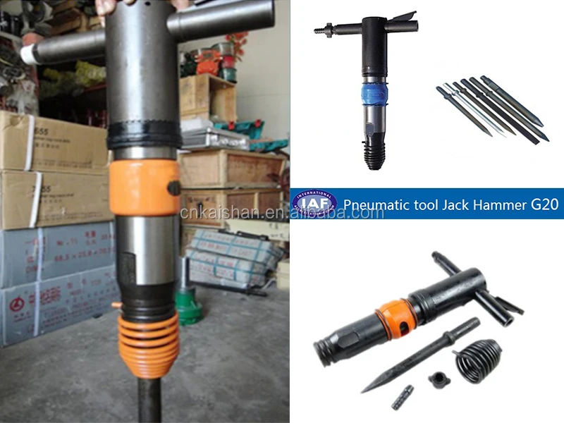 China Famous Brand Kaishan Pneumatic Pick Hammer /Rock Drill G20