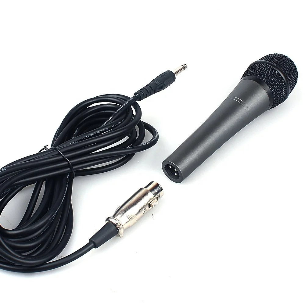 Professional Cardioid Vocal Mic with 19.68ft XLR Cable mike for Karaoke, Gray/ black
Professional Cardioid Vocal Mic with 19.68ft XLR Cable mike for Karaoke, Gray/ black