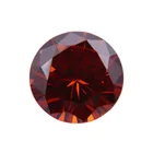 Diamond Cut L- Garnet Cubic Zirconia Grade AAAAA Quality Stone For Jewelry