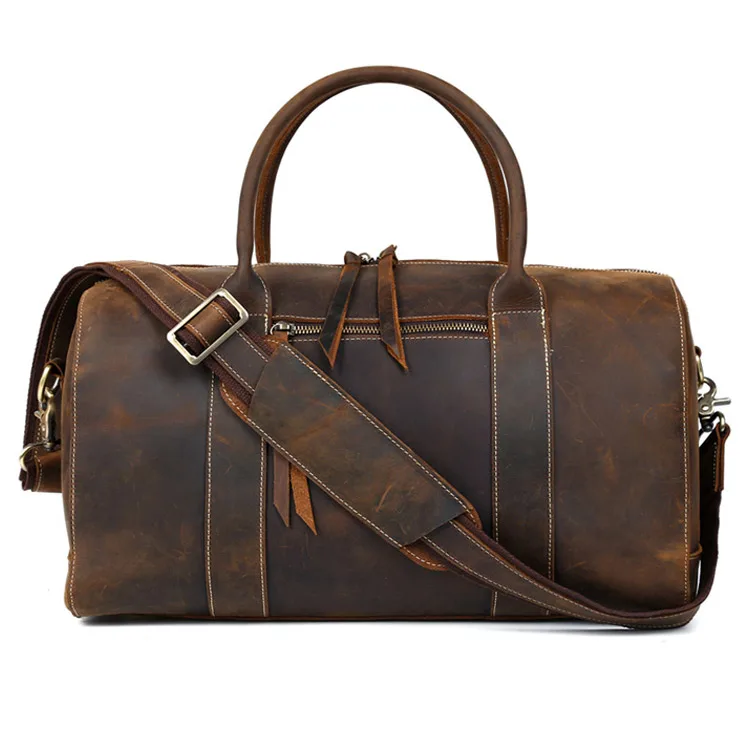 Vintage Cowhide Cow Leather Travel Bag Leather Holdall Brown Leather Duffle Bag Oem
Vintage Cowhide Cow Leather Travel Bag Leather Holdall Brown Leather Duffle Bag Oem