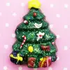 Wholesale Kawaii Christmas Tree Resin Craft DIY Decoration Resin Cabochon Flat Back Hair Bow Center Phone Accessories Toys