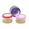 7.5*4.5cm with clear lid round acrylic tin gift packaging PVC wedding luxury chocolate box