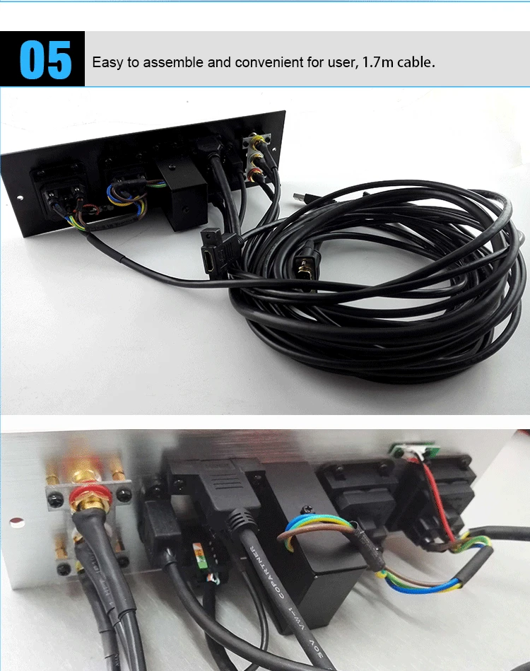 JS-WP301 Aluminium alloy Multiple 110V Wall Mounted Electric Switch Power Socket