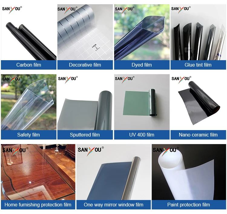 anti-glare car window tint film
