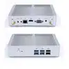 Fanless micro computer Intel Core i5 5200U 8GB Ram 128GB SSD 300M WIFI VGA 12V mini pc window s10 free wifi