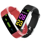 2018 New arrival 115plus color screen heart rate blood pressure Smart watch Bracelet health smartwatch