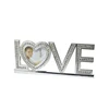 wholesale price custom love shape style picture frame zinc alloy metal LOVE photo frame