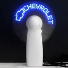 Programmable lighted Custom Mini Hand Held Led Fan
