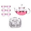 Hot sale Amazon gift 600ml teapot and 6pcs cup chinese tea set
