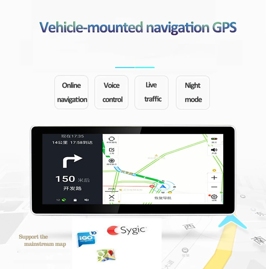 Cheap Liislee For Suzuki Grand VItara Multimedia Audio Video Car Navigation GPS HD Touch Screen Radio Navi with BT WIFI DVR AM/FM 4