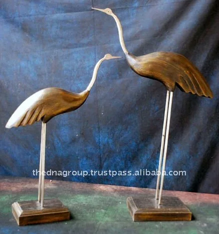 dekoratif metal Hayvan ve kuşlar heykeli