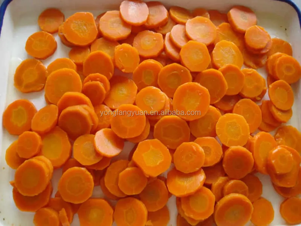 2016 New Carrot Lowest Price Chinese Frozen Vegetables IQF Carrot whole/ Strips