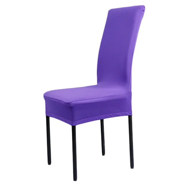 New Year Home Chair Cover wedding decoration Solid Colors Polyester Spande Dining Chair Covers For Wedding Party Chair Cover