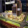 Commercial project architectural visualization 3d digital building model