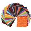 DIY Polyester Patterned Soft printed Felt Fabric Squares Sheets Assorted Colors for Crafts, 1mm Thick