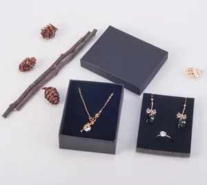 necklace earrings gift box logo
