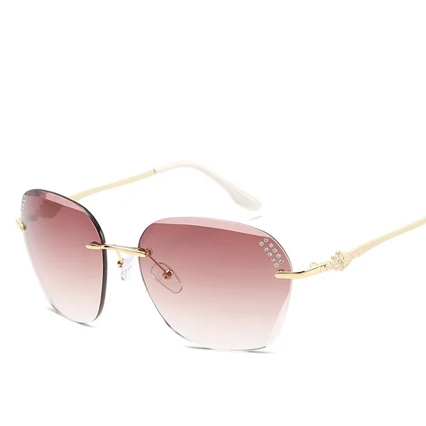 Fashion Rimless Women's Europe And United States Wholesale Retro Sunglasses, Mix color or custom colors
Fashion Rimless Women's Europe And United States Wholesale Retro Sunglasses, Mix color or custom colors