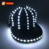 China Supply 12V High Brightness Led Neon Hat Party Mardi Gras Party Decoration Hat Night Party Supplies Dancing Led Cap