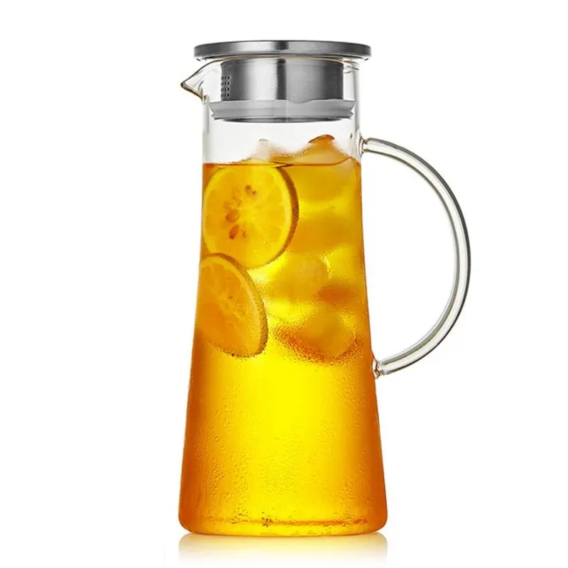 1500ml handmade eco-friendly borosilicate water filter pitcher with stainless steel lid and glass handle
1500ml handmade eco-friendly borosilicate water filter pitcher with stainless steel lid and glass handle