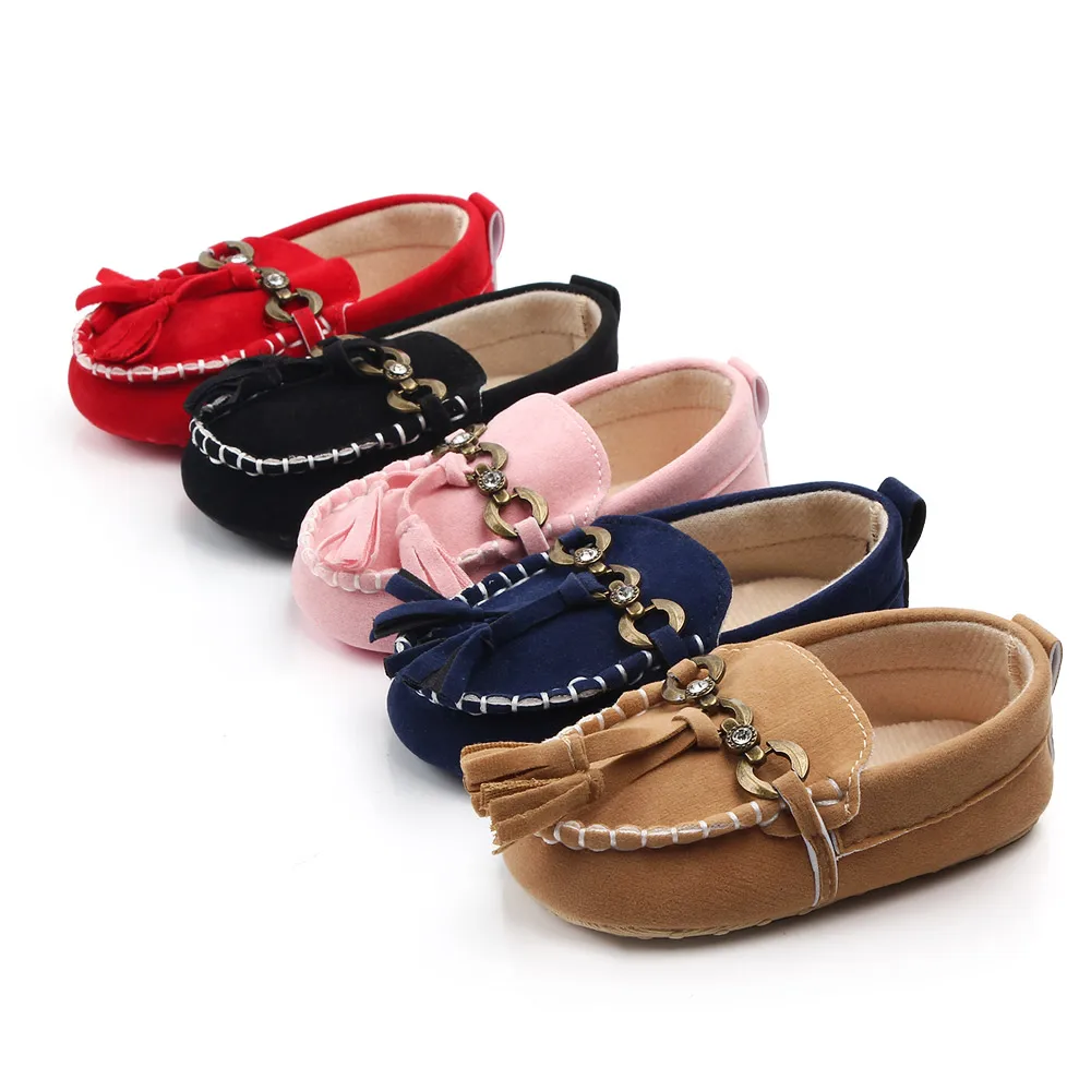 New arrival tassel design suede baby girl and boy shoes, Dark blue/black/red/pink/brown
New arrival tassel design suede baby girl and boy shoes, Dark blue/black/red/pink/brown