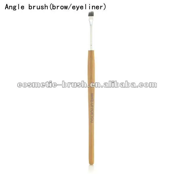 hot sell top-quality bamboo handle nylon hair angel brush brow