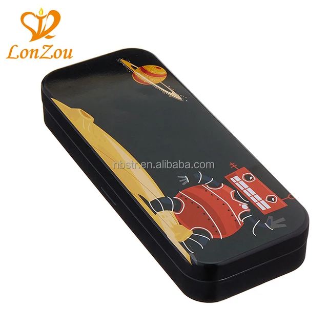 metal tin box gift pretty design wholesale plain custom long