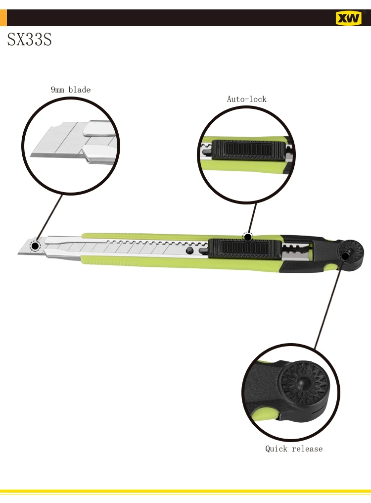 Retractable Mm Blade Abs Plastic Snap Off Craft Knife Buy Snap Off