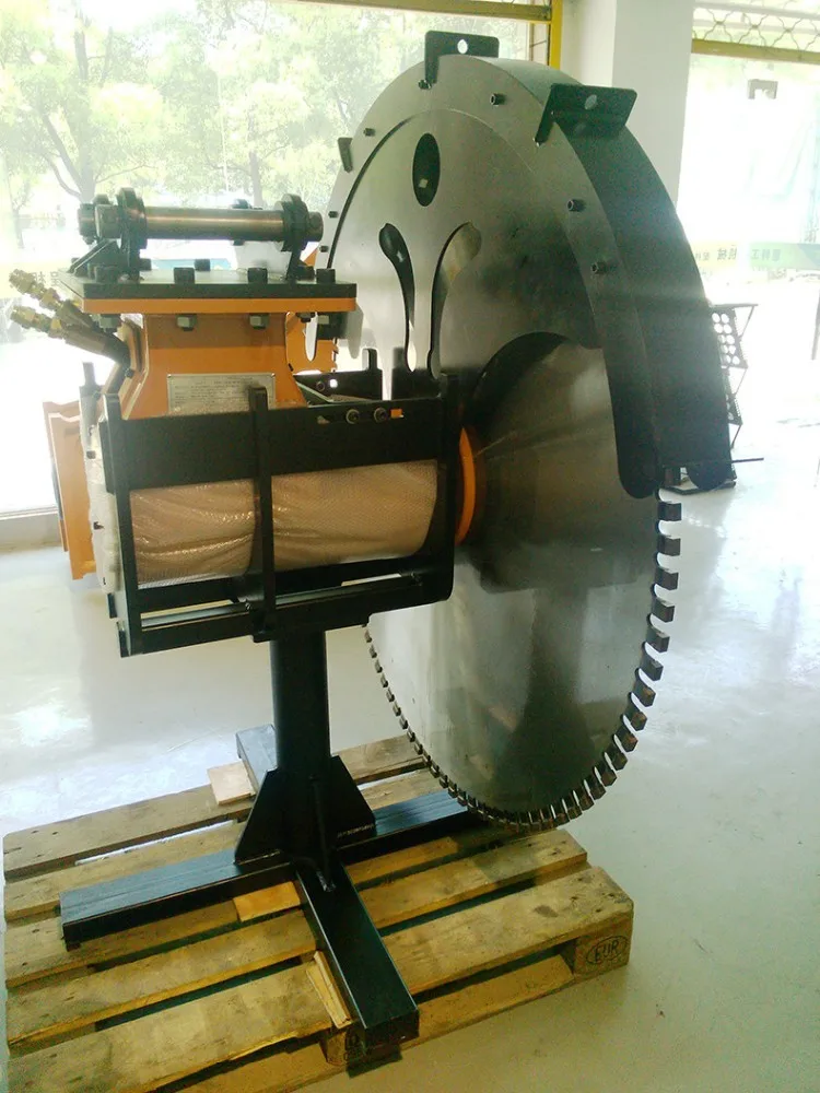 Heavy Equipment Excavator Diamond Rock Saw For Granite Rock Cutting