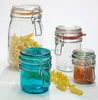 Customized Color Superior Quality Glass Storage Jar Witg Clip And Lid