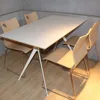 Simple plywood cheap dining room table chair