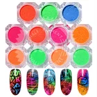 Mixed 14 colors,1000g per color Fluorescent Powder Pigment for Paint Printing Soap Neon powder Nail Art Polish