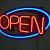 open shop sign led lighting neon looking sign