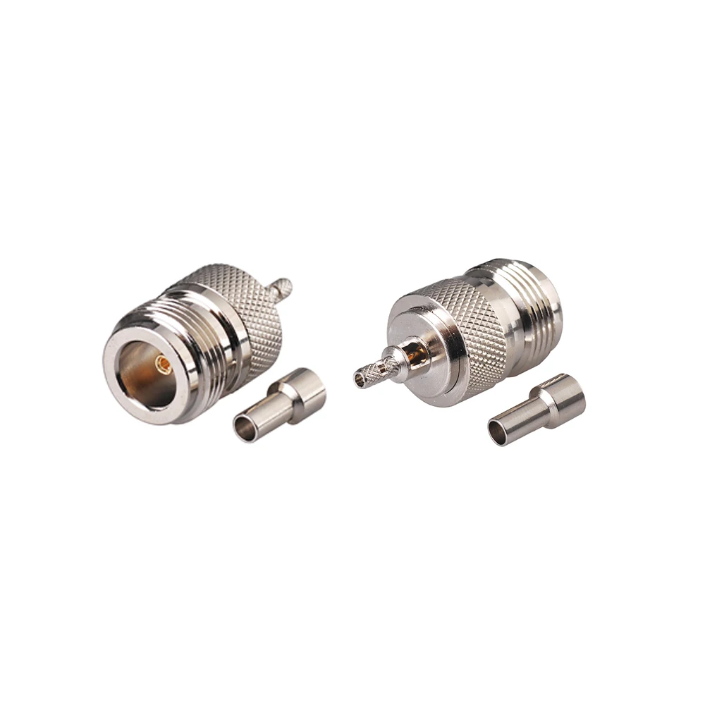 N Type Connector N Female Straight Crimp Connector For Rg316 Cable For