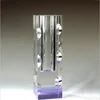 custom high quality K9 clear crystal glass rectangular flower vase