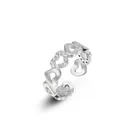YXLYJ00754 ESUNNY Wholesale Fashion Accessories Adjustable 925 Sterling Silver Rings Jewelry Women