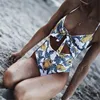 Manufacturer Price Girl Lady Sexy Bikini New Fashion Flower Printed Bra Set Hot Selling Women Swimwear