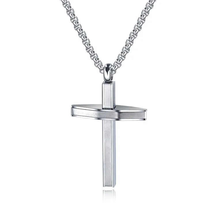 Best Selling New Design Stainless Steel Jesus Cross Men Simple Western Style Pendant
Best Selling New Design Stainless Steel Jesus Cross Men Simple Western Style Pendant