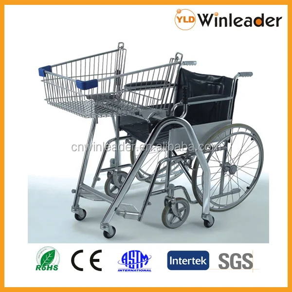 Practical handi cart good for elder shopping disable shopping trolley(not included chair)made in china