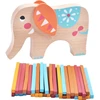 Camel elephant shape wooden kids hand-eyes coordination training Animal nesting block balance toy