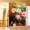 3D Importir Wall Sticker Classical Flower Printing Pictures Mural Wallpaper