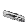 Stainless steel mini multi functional pocket knife with keyring