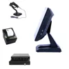 all in one desktop computer pos terminals with printer touch screen barcode scanner