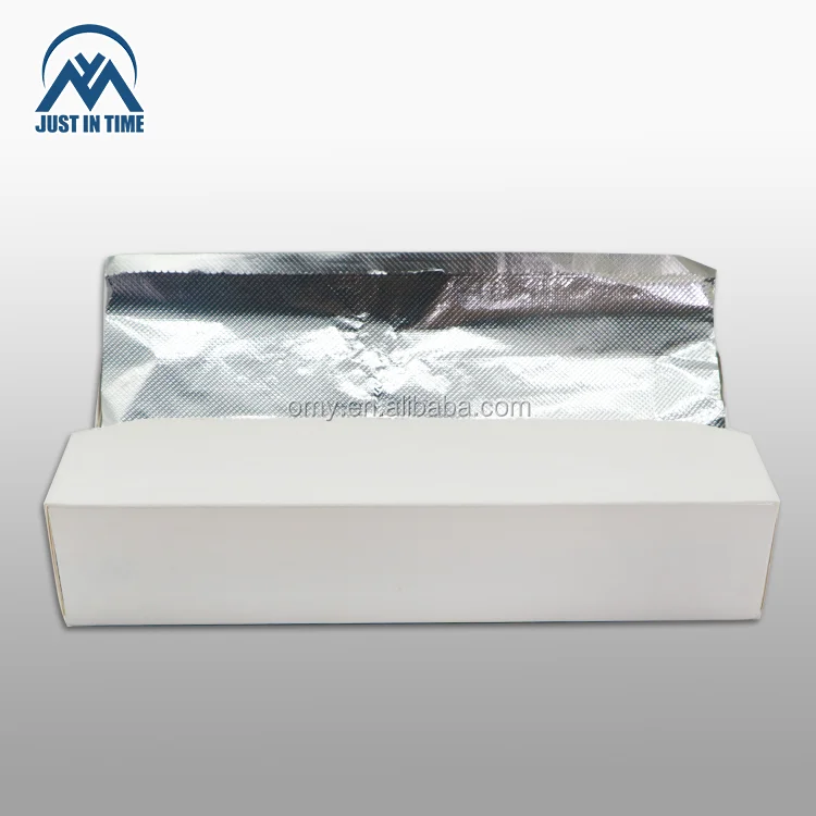 customized embossing kitchen pop up aluminium foil sheet for